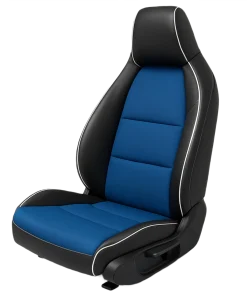 Blue Seat Covers - Genuine Leather