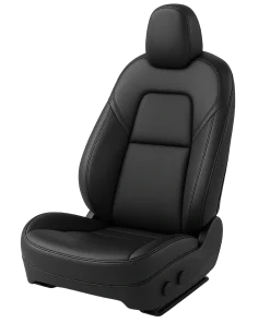 Alternative view of Black Seat Covers - Genuine Leather