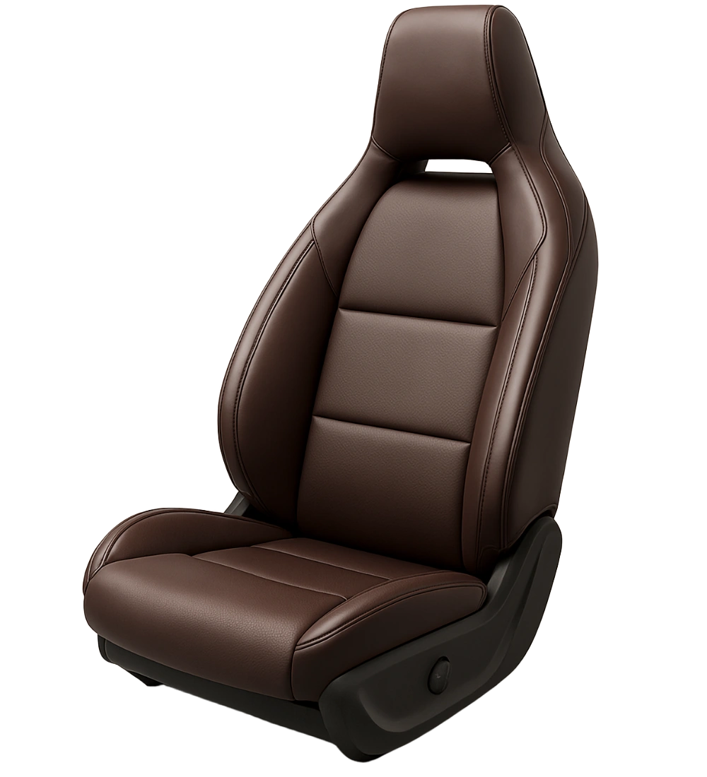 Coffee Seat Covers - Genuine Leather - Image 2