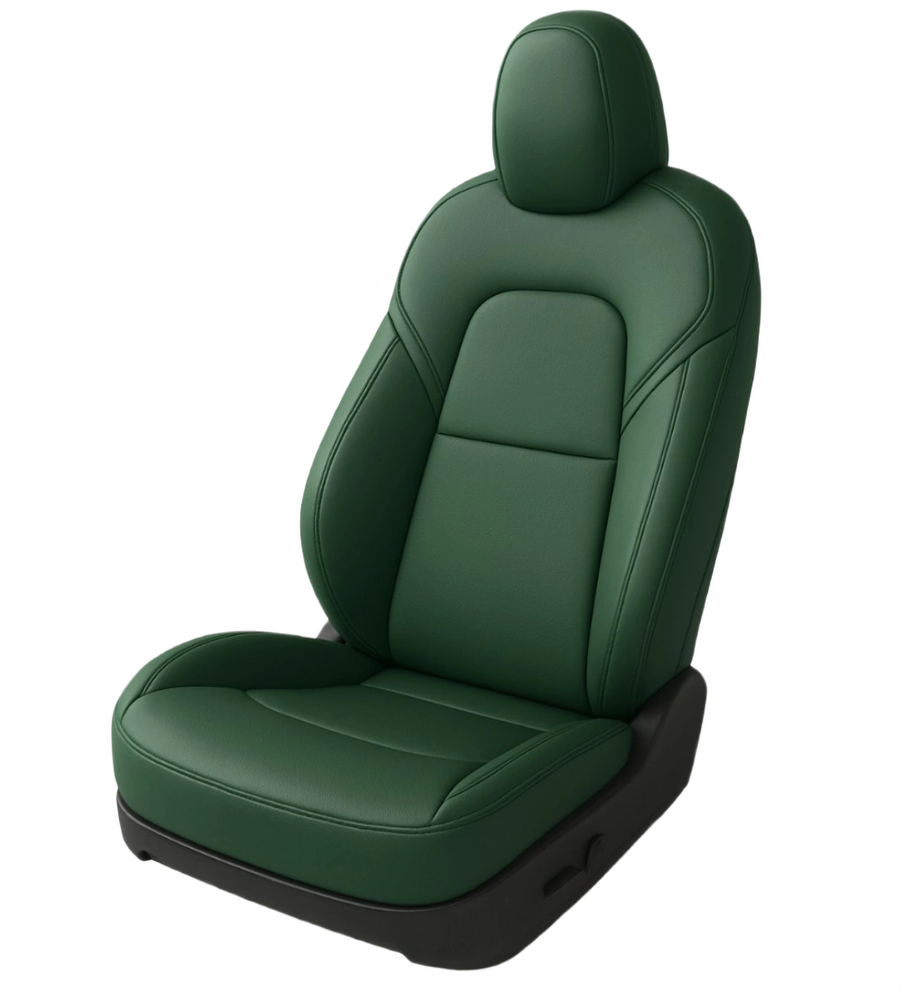 Green Seat Covers - Genuine Leather - Image 2