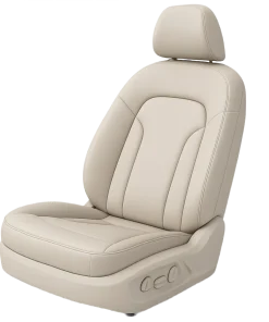 Off-White Seat Covers - Genuine Leather