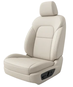 Alternative view of Off-White Seat Covers - Genuine Leather