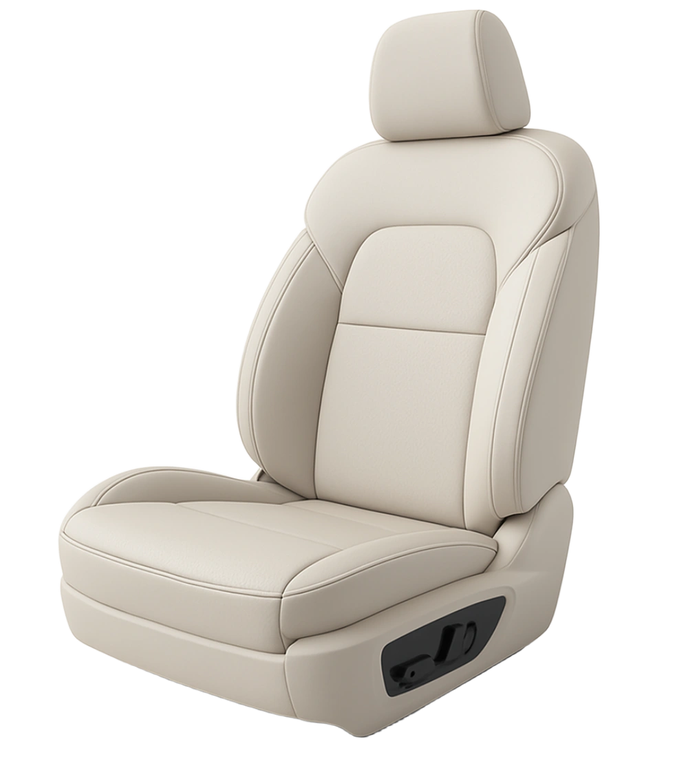 Off-White Seat Covers - Genuine Leather - Image 2