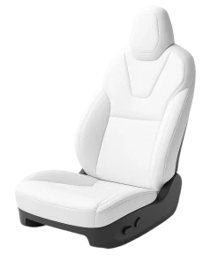 White Seat Covers - Genuine Leather