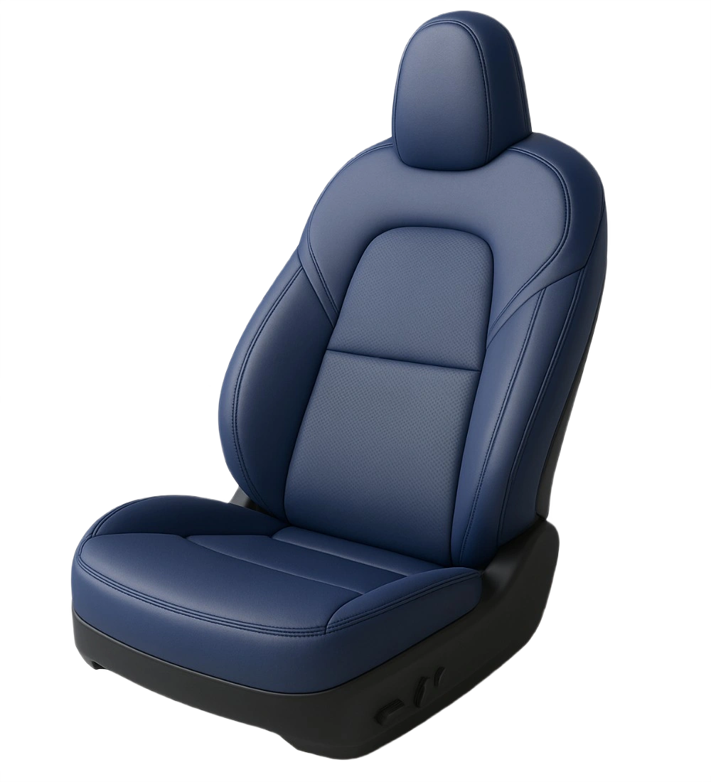 Alternative view of Blue Seat Covers - Genuine Leather