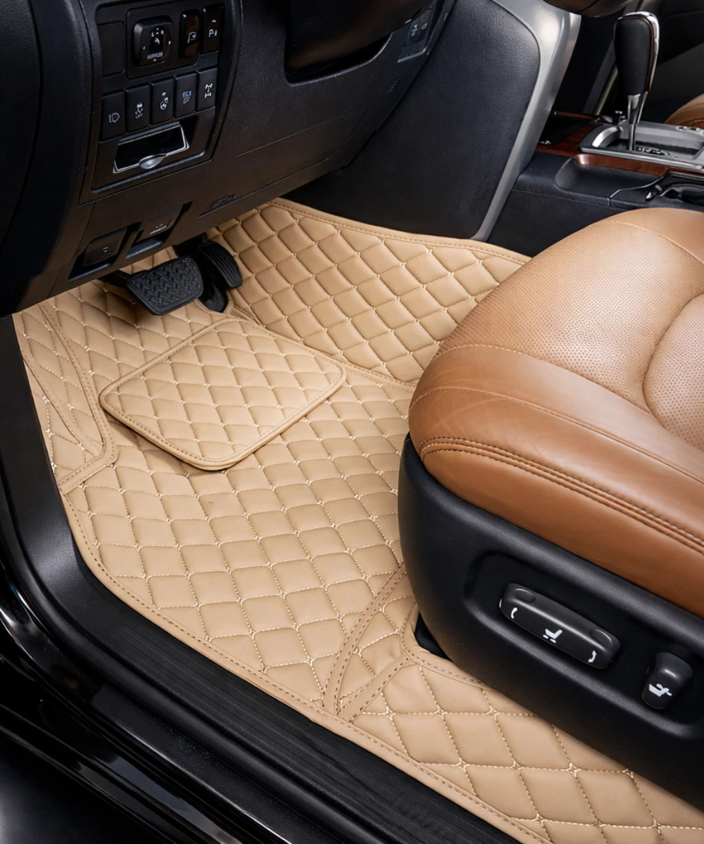 Beige with Beige Stitching - Diamond Series