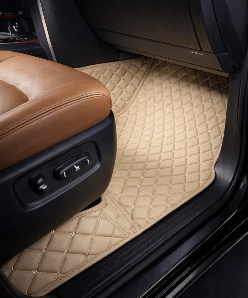 Alternative view of Beige with Beige Stitching - Diamond Series