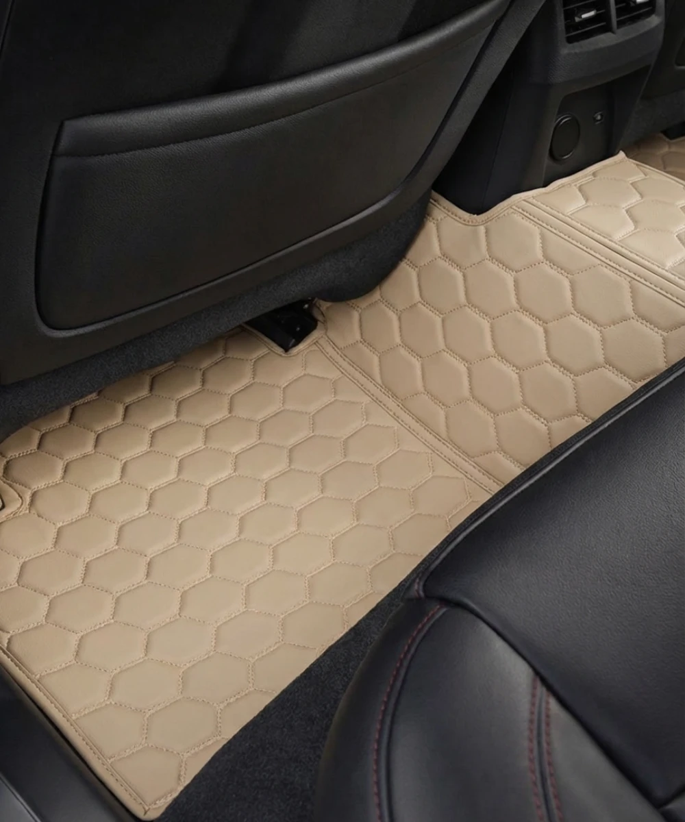 Beige with Beige Stitching - Honeycomb Series - Image 3