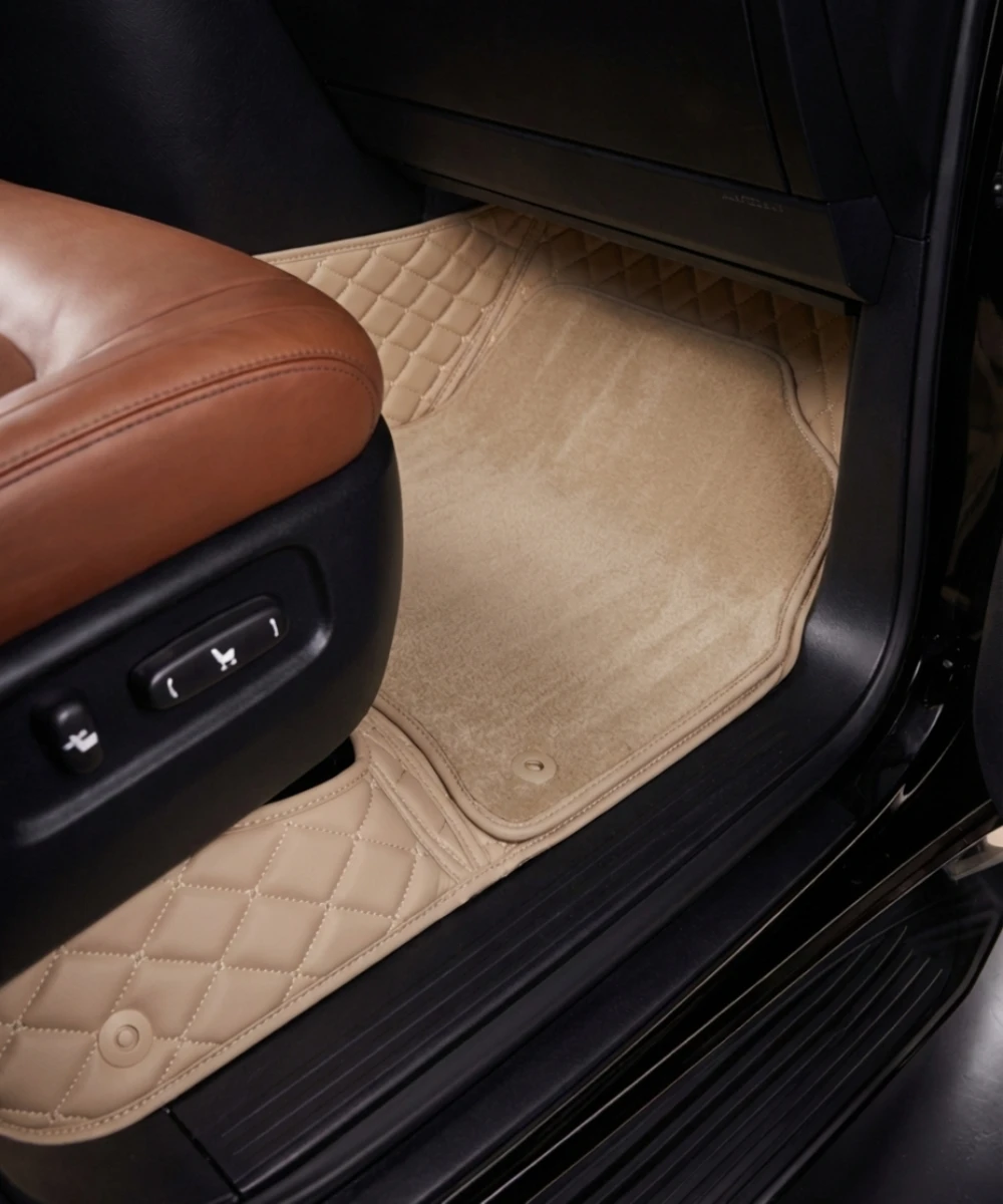 Alternative view of Beige with Beige Stitching - Premium Series