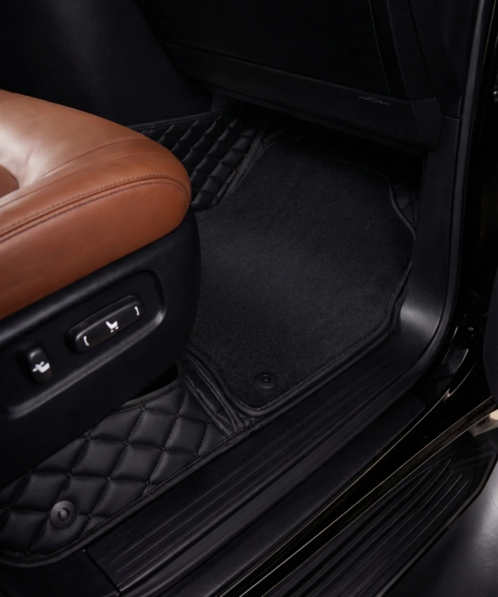 Alternative view of Black with Black Stitching - Premium Series