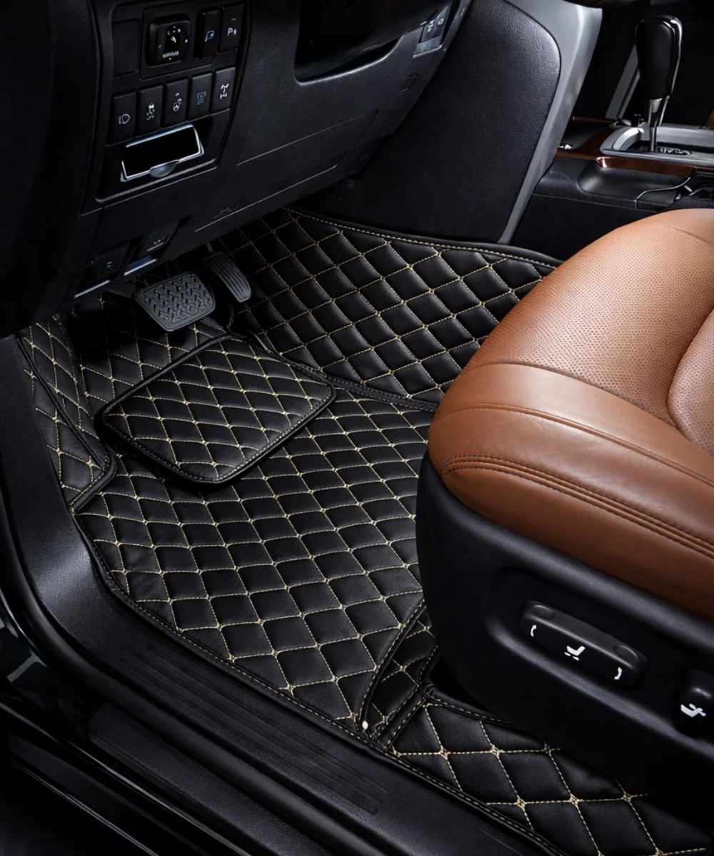 Black with Beige Stitching - Diamond Series