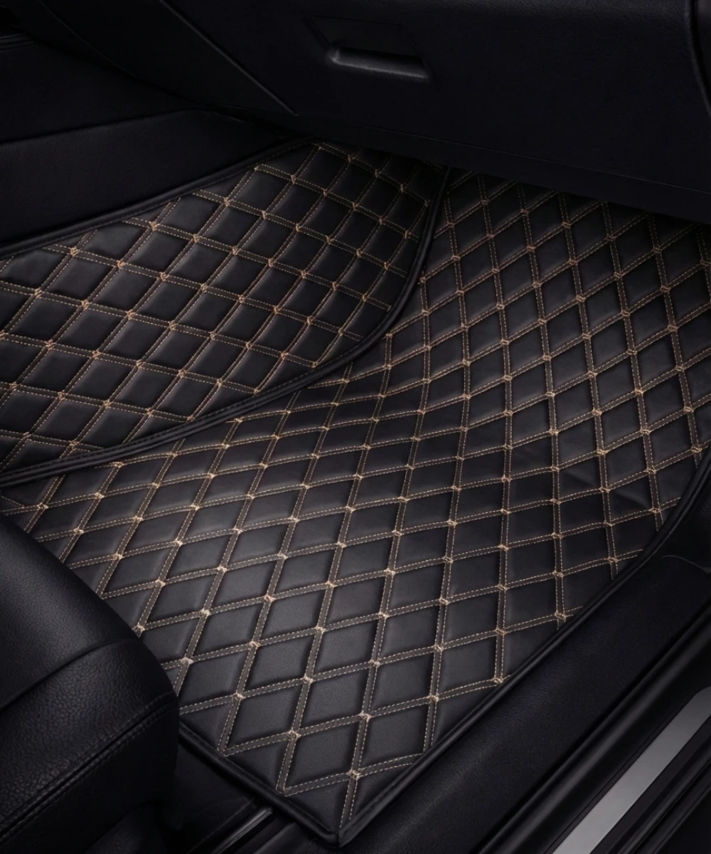 Black with Beige Stitching - Double Diamond Series - Image 6