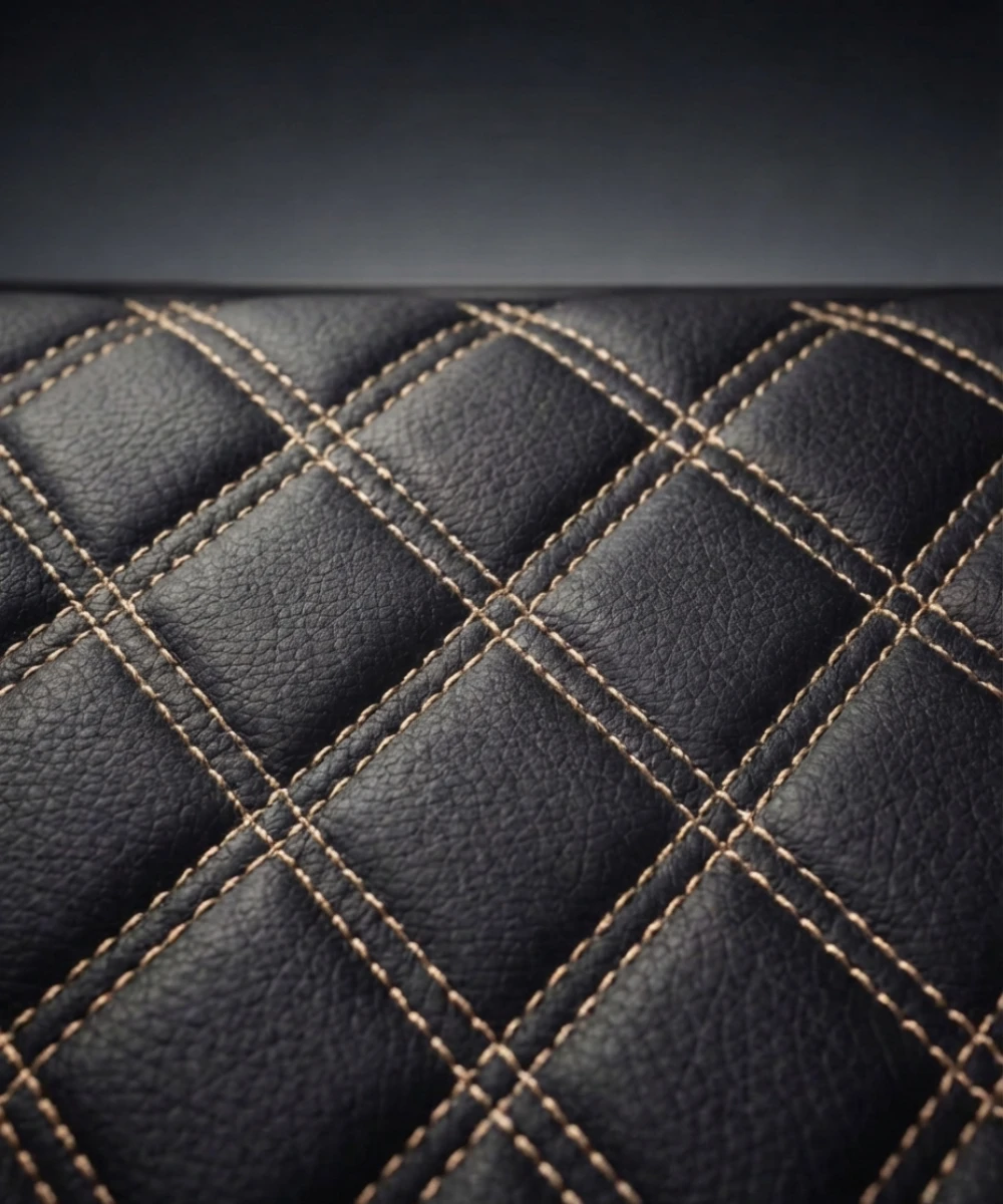 Black with Beige Stitching - Double Diamond Series - Image 7