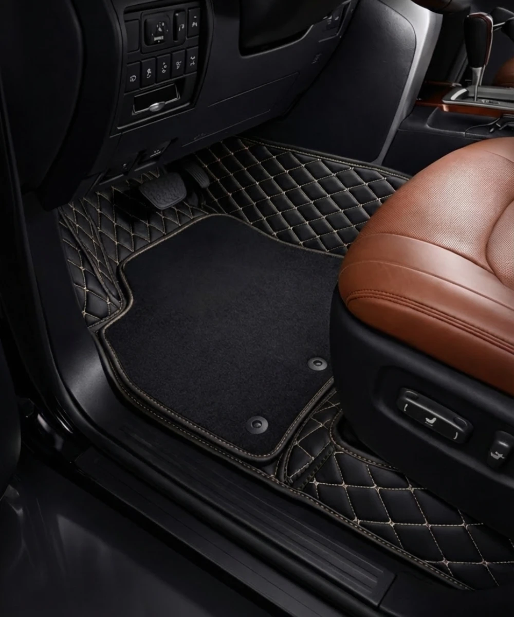 Black with Beige Stitching - Premium Series