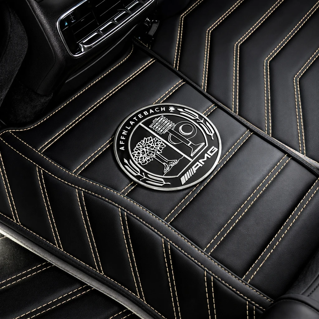 Black with Beige Stitching - Stripe Series - Image 7