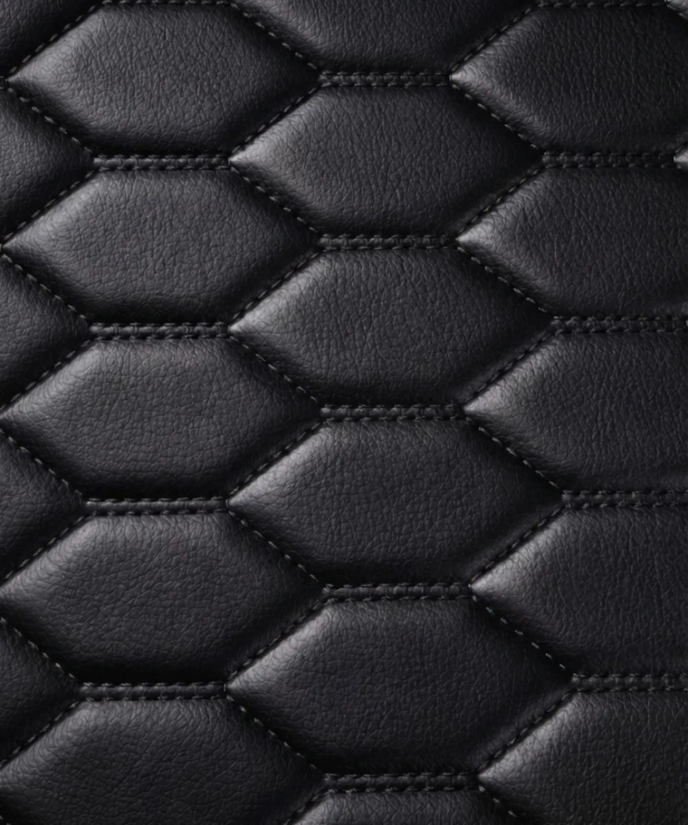 Black with Black Stitching - Honeycomb Series - Image 7