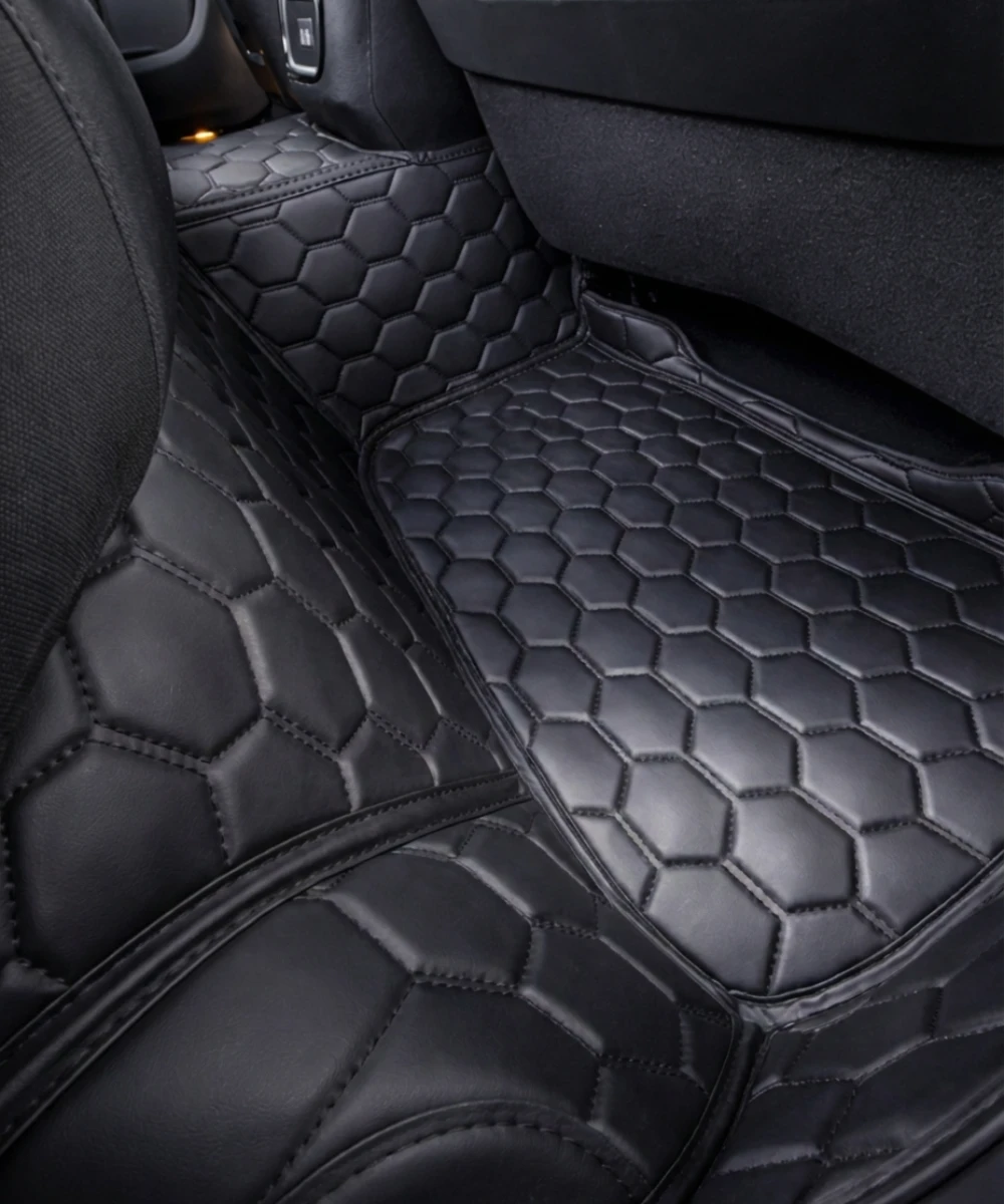Black with Black Stitching - Honeycomb Series - Image 4
