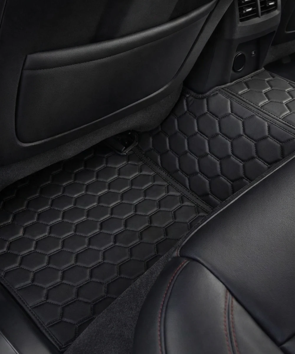 Black with Black Stitching - Honeycomb Series - Image 3