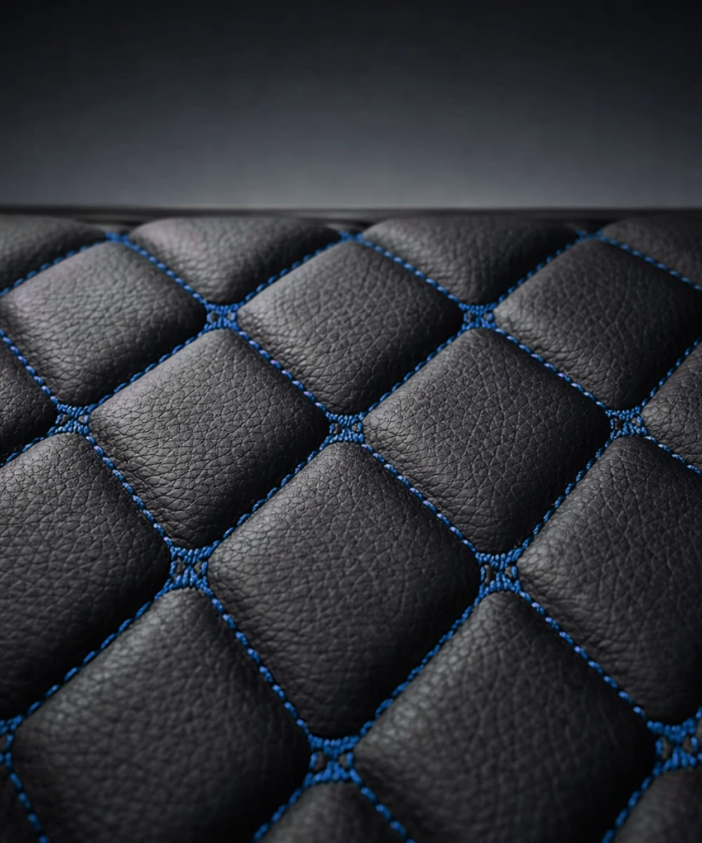 Black with Blue Stitching - Diamond Series - Image 7