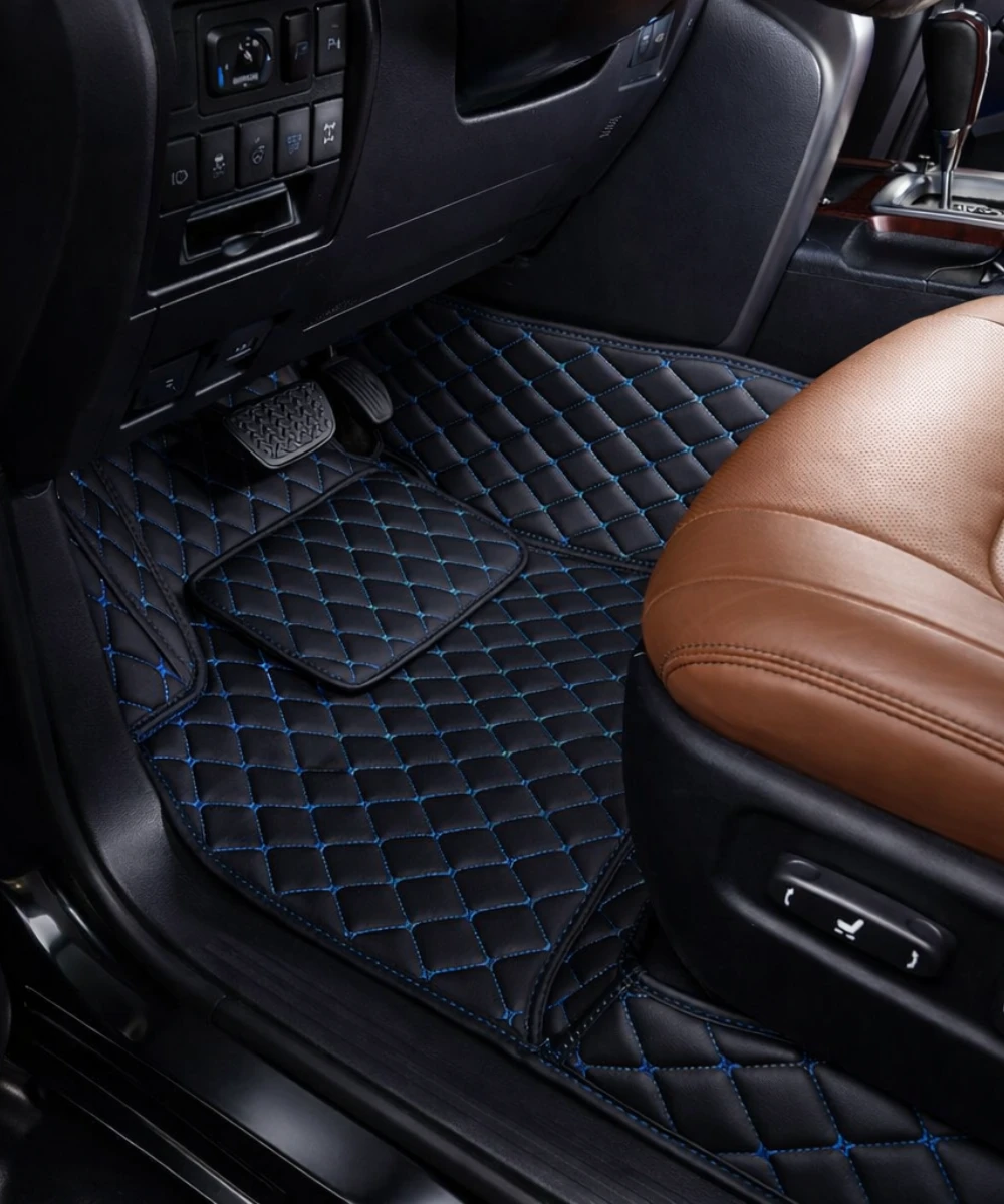 Black with Blue Stitching - Diamond Series