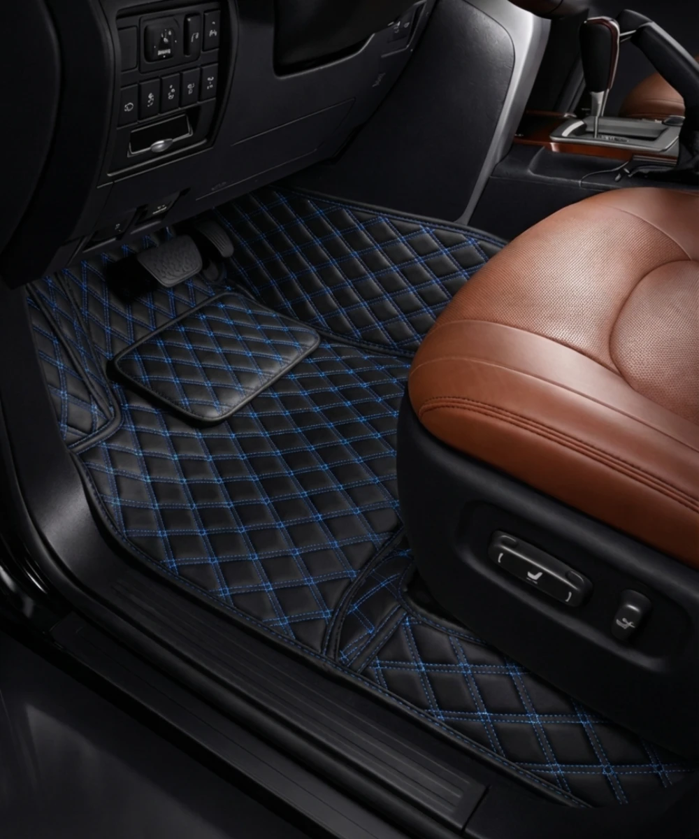 Black with Blue Stitching - Double Diamond Series