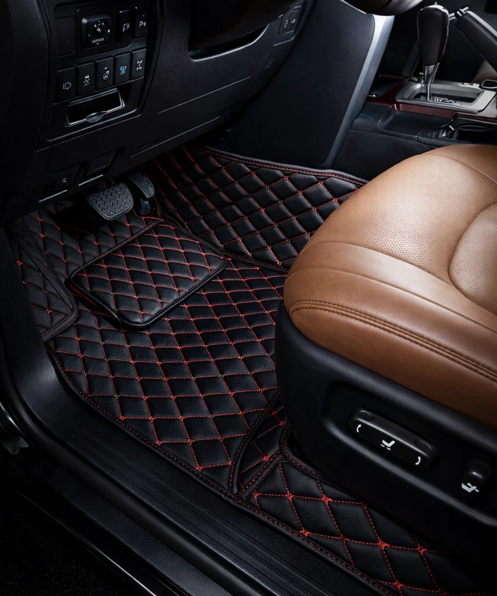 Black with Red Stitching - Diamond Series