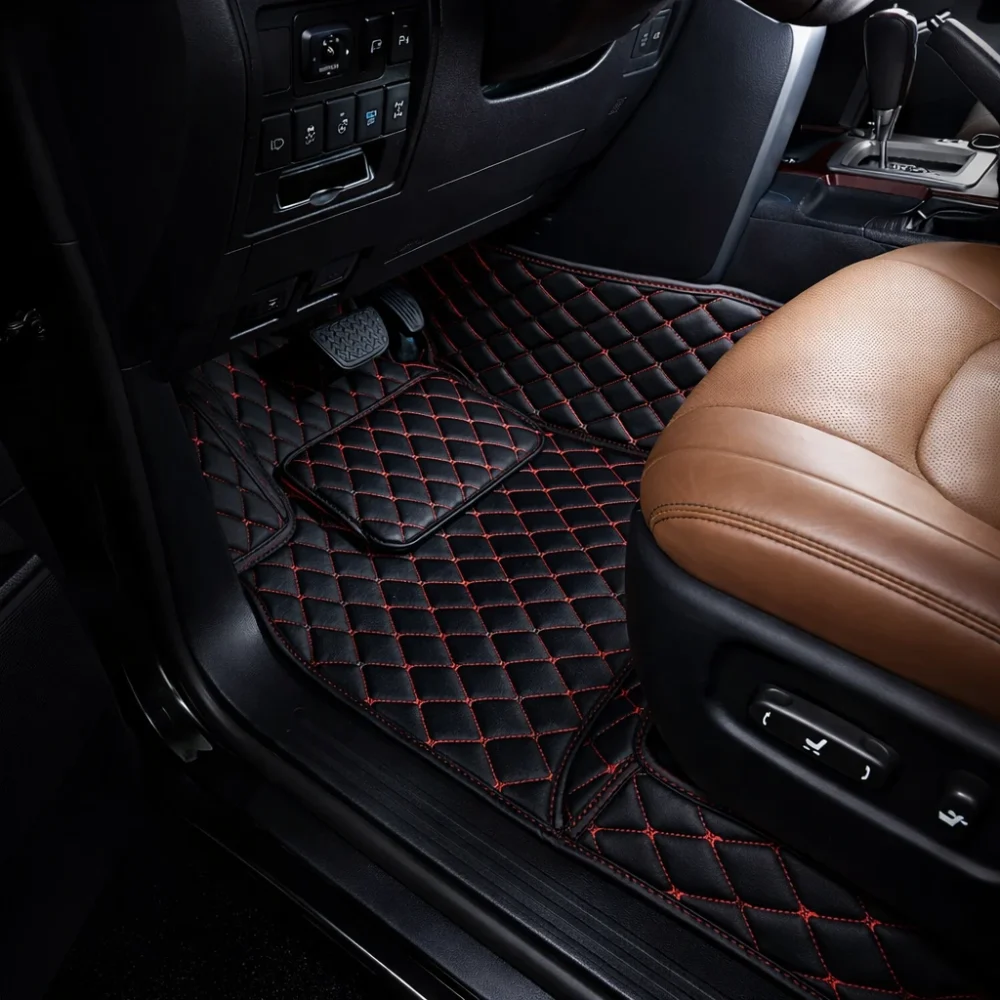 Black with Red Stitching - Double Diamond Series