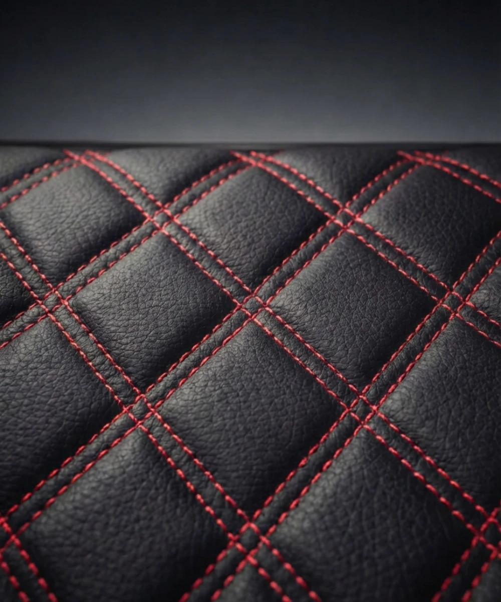 Black with Red Stitching - Double Diamond Series - Image 7