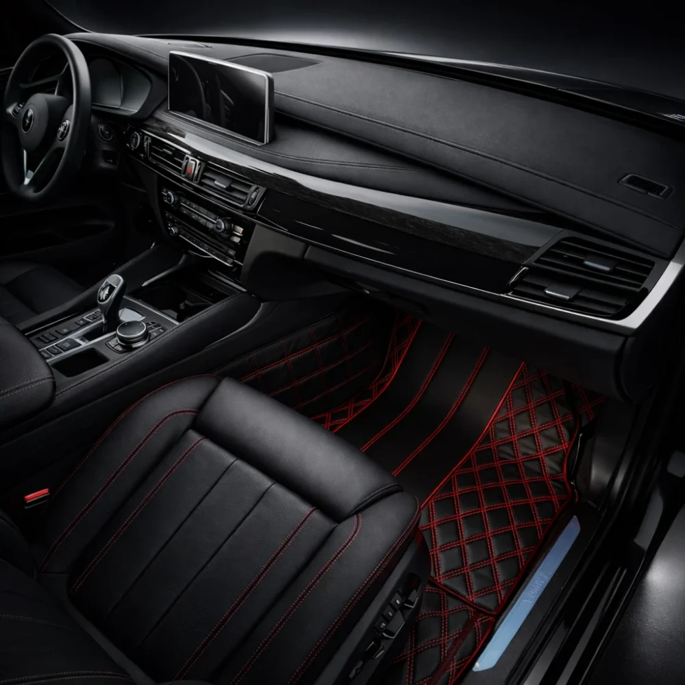 Alternative view of Black with Red Stitching - Signature Series