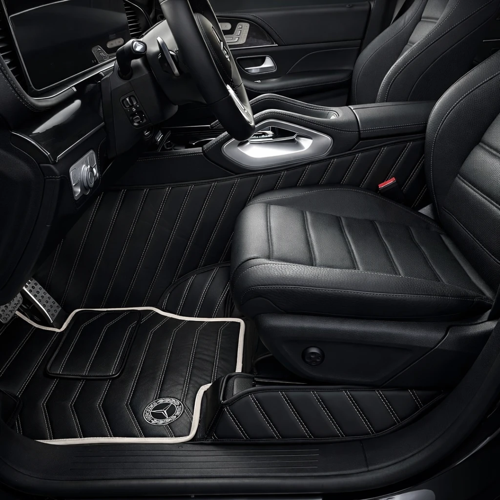 Black with White Stitching - Stripe Series - Image 2