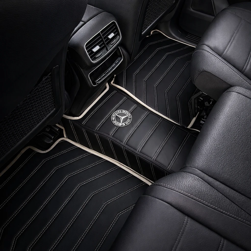 Black with White Stitching - Stripe Series - Image 6