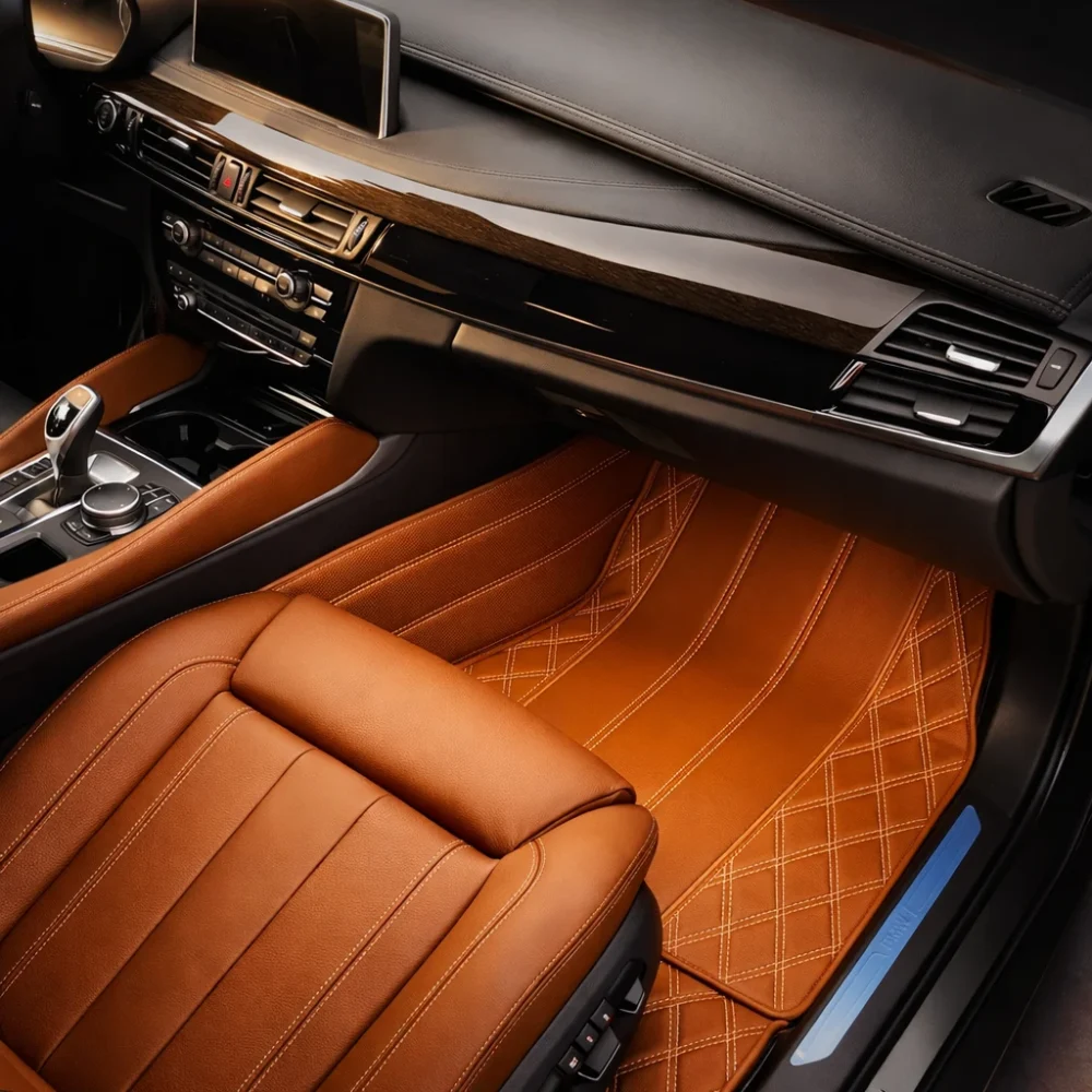 Alternative view of Caramel with White Stitching - Signature Series