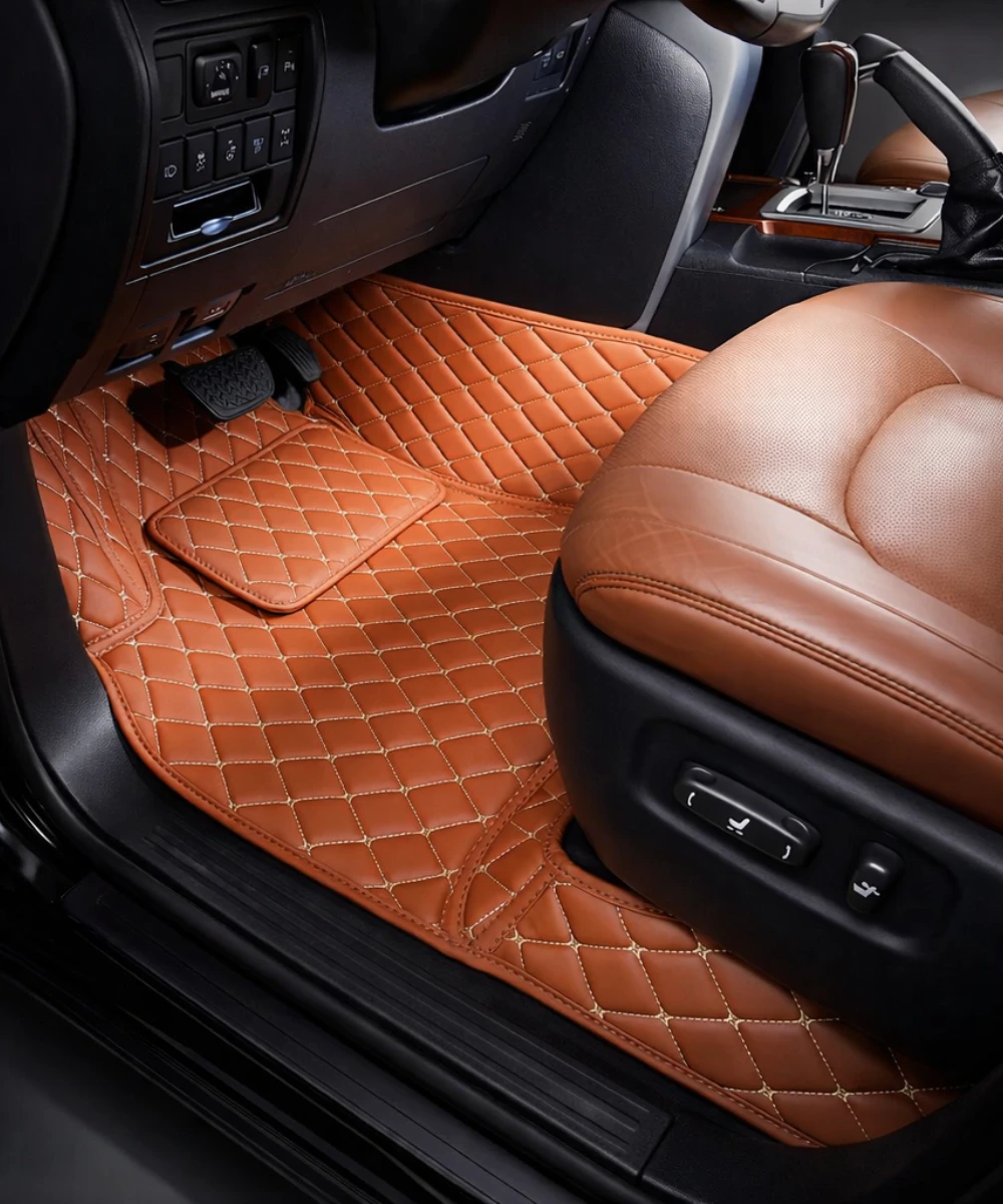 Caramel with Beige Stitching - Diamond Series