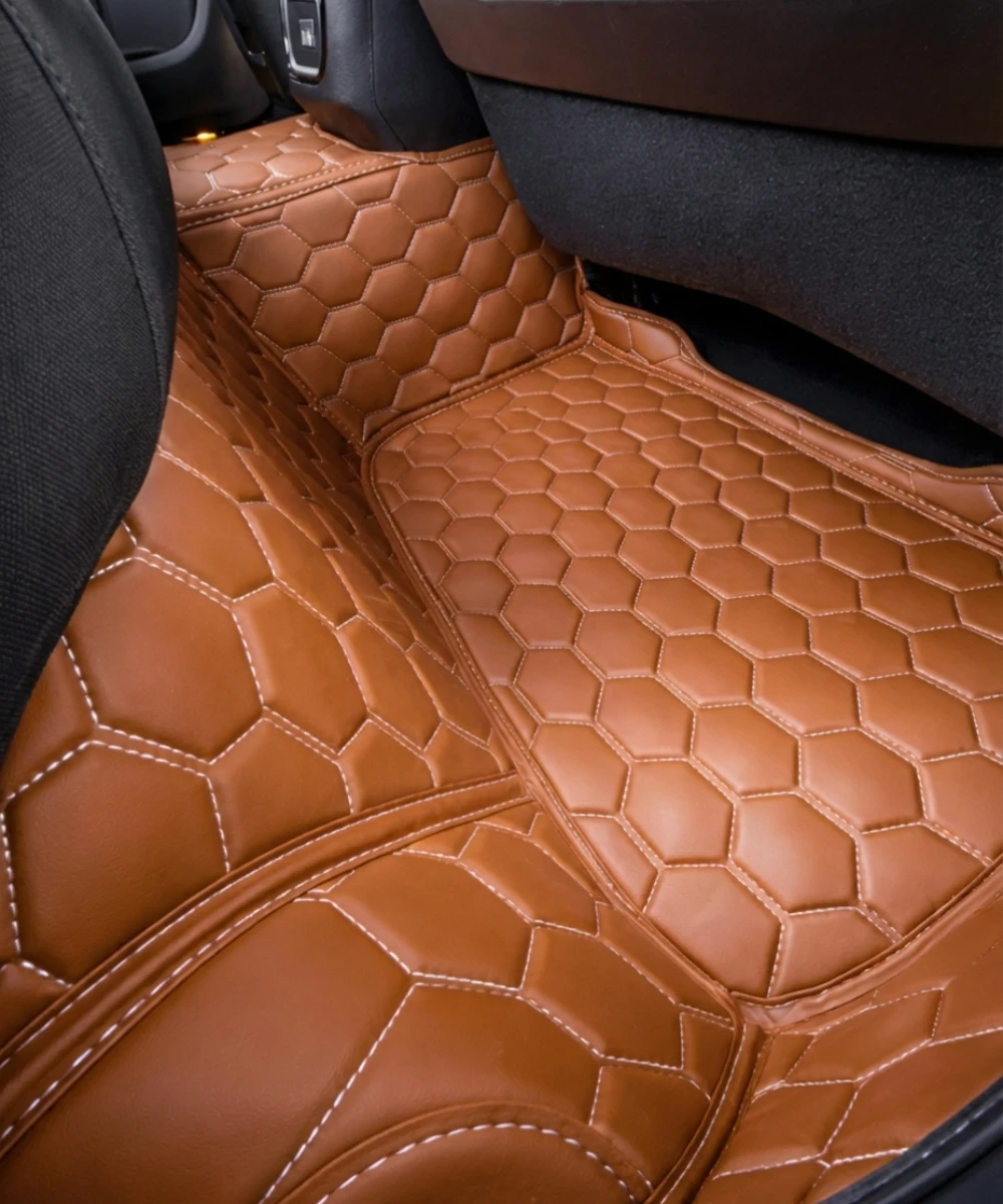 Caramel with White Stitching - Honeycomb Series - Image 4