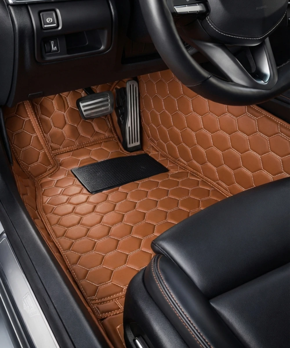 Caramel with White Stitching - Honeycomb Series - Image 5