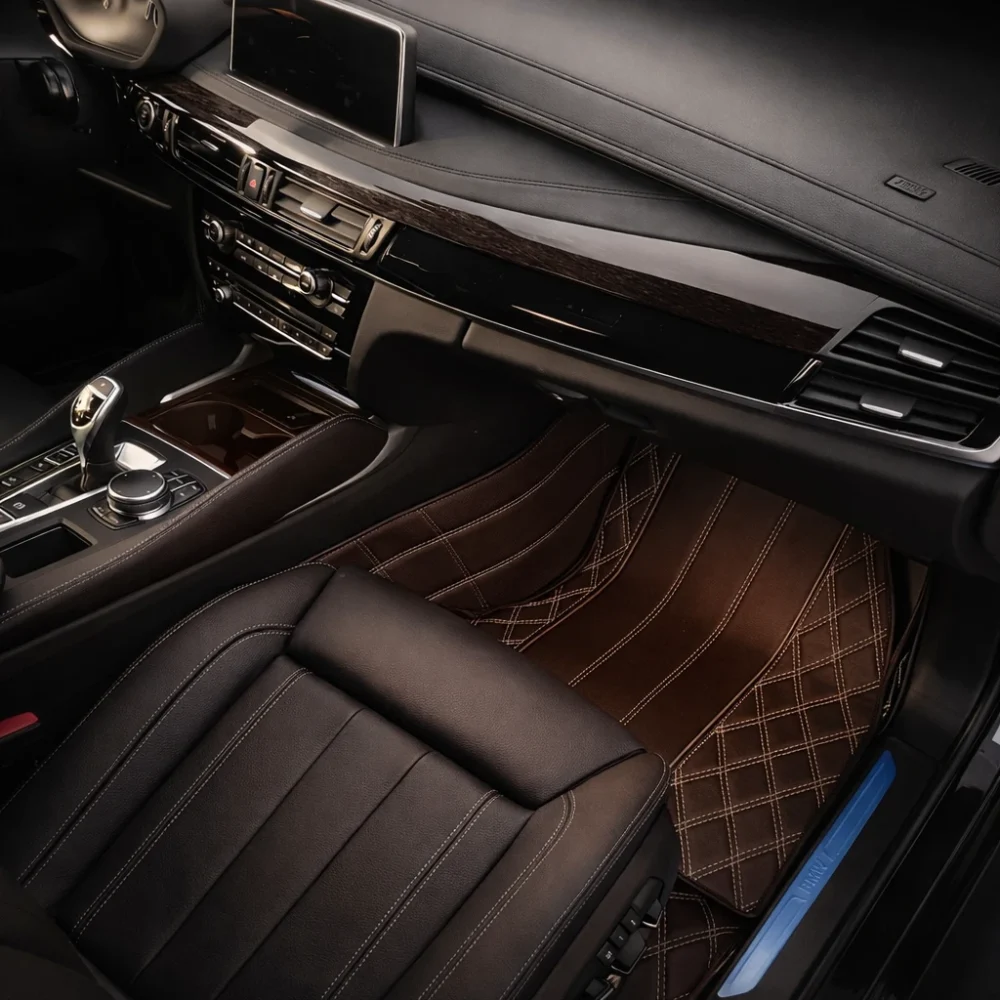 Alternative view of Coffee with White Stitching - Signature Series