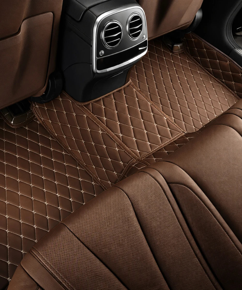 Coffee with Beige Stitching - Diamond Series - Image 4