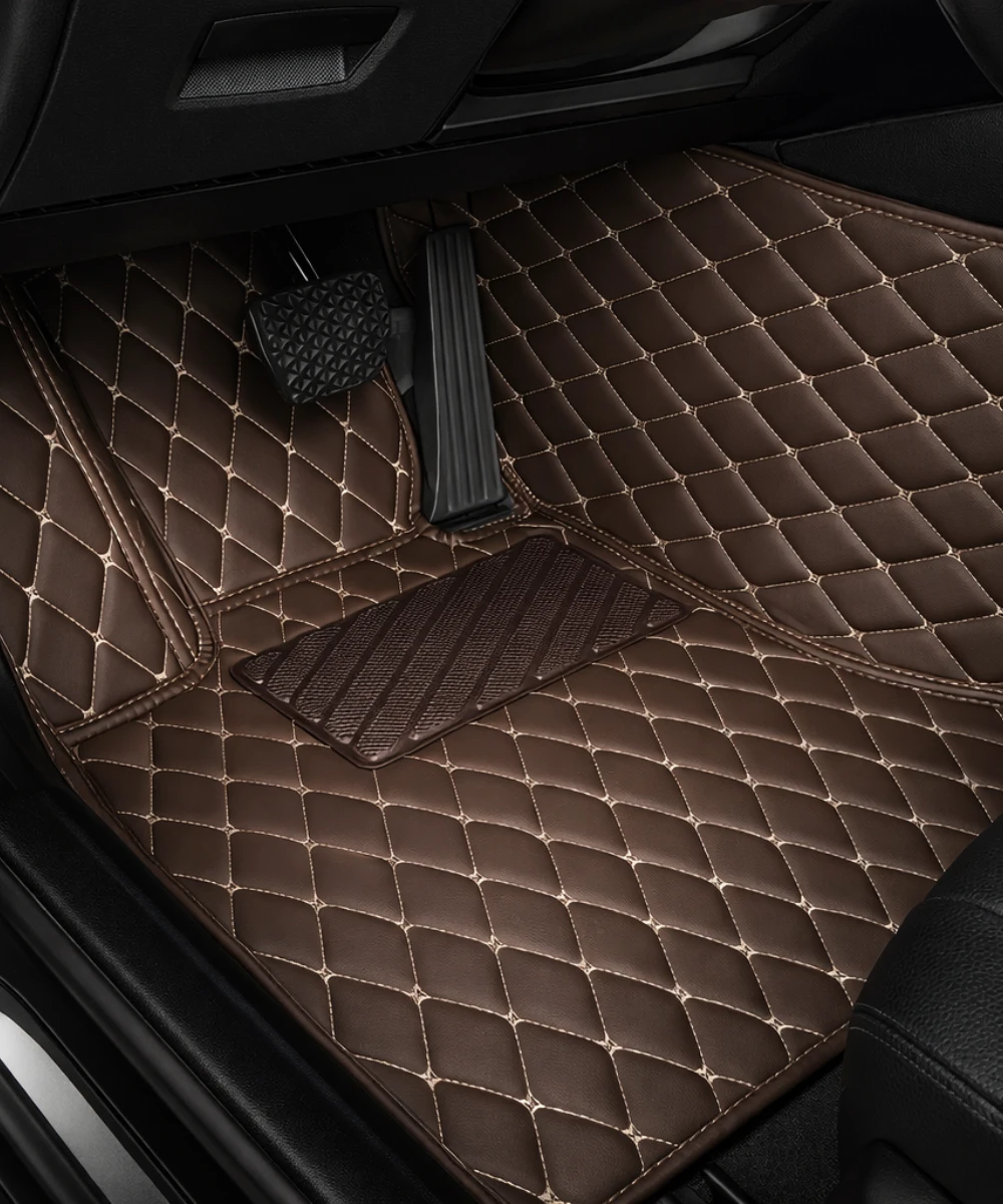 Coffee with Beige Stitching - Diamond Series - Image 5