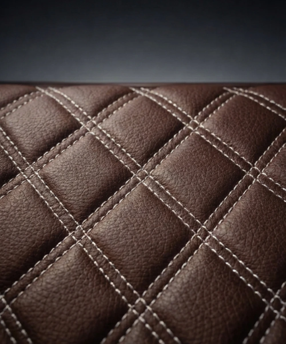 Coffee with White Stitching - Double Diamond Series - Image 7