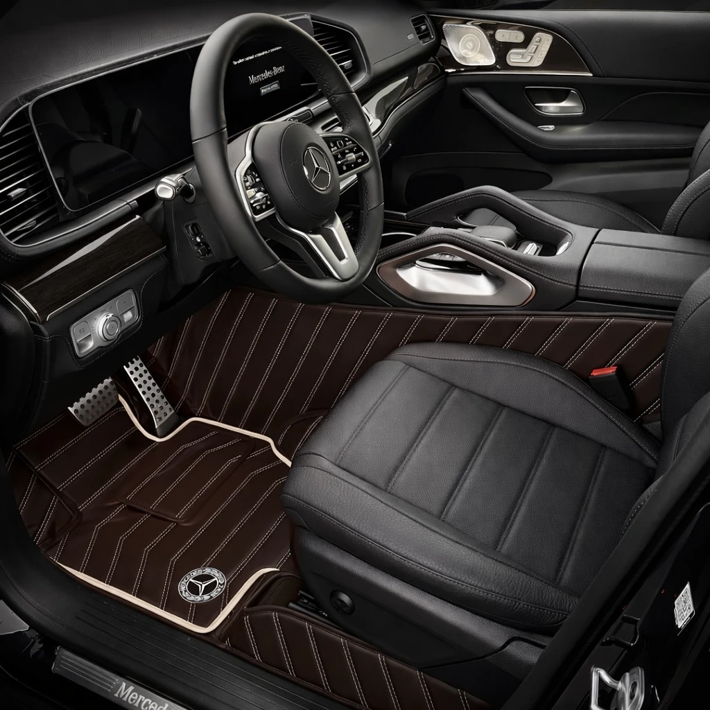 Coffee with White Stitching - Stripe Series