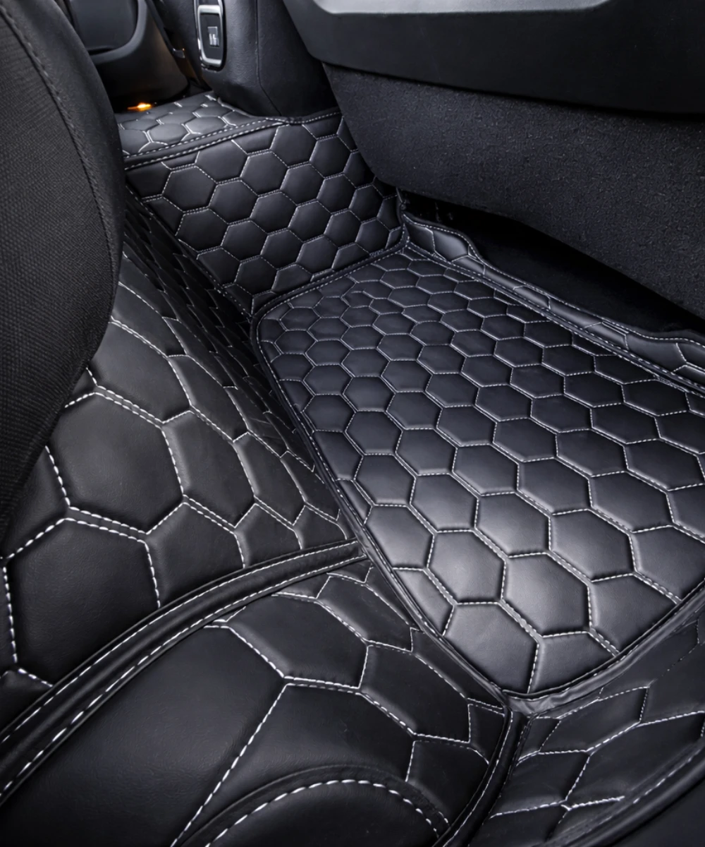 Black with White Stitching - Honeycomb Series - Image 4
