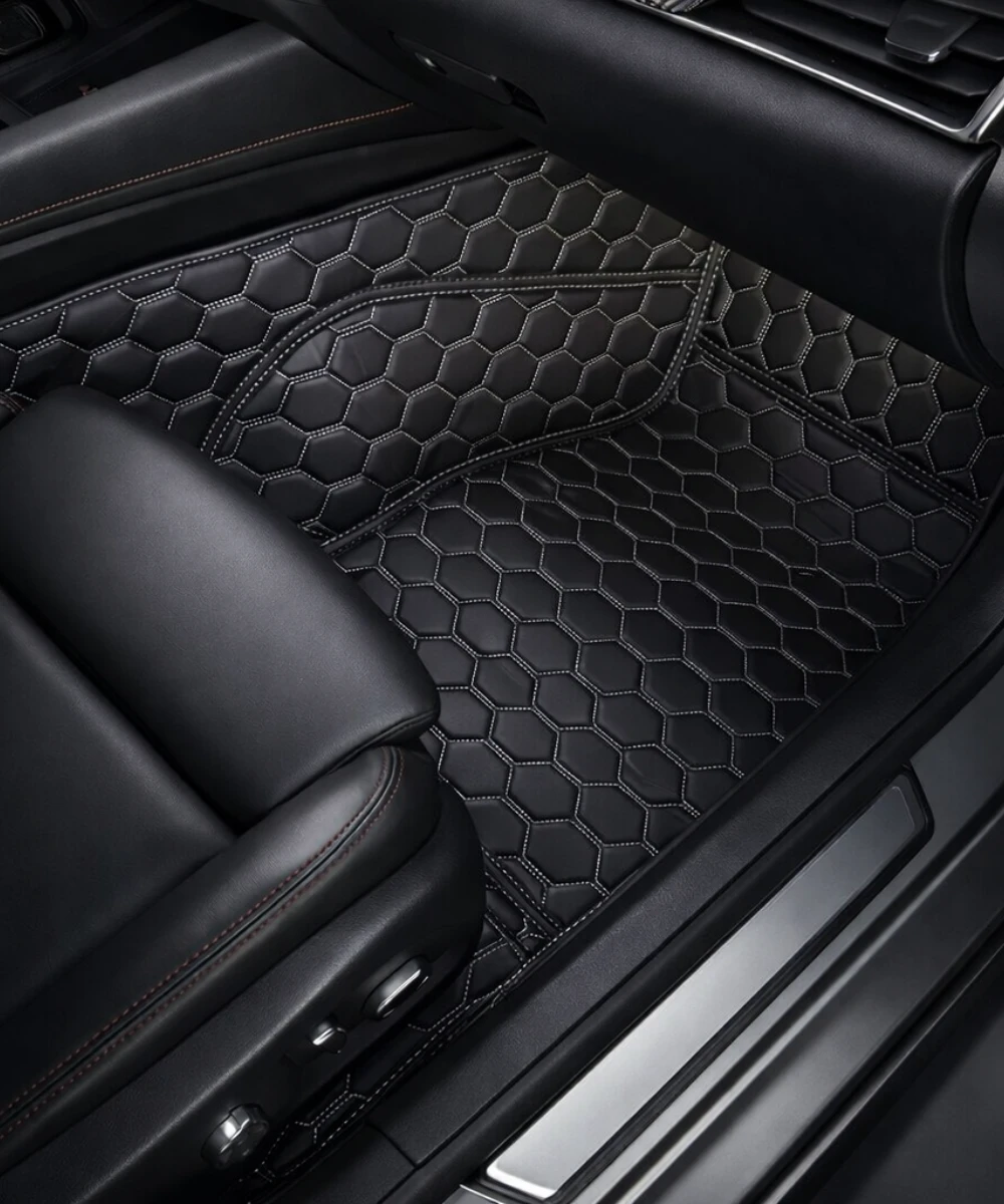 Black with White Stitching - Honeycomb Series - Image 6