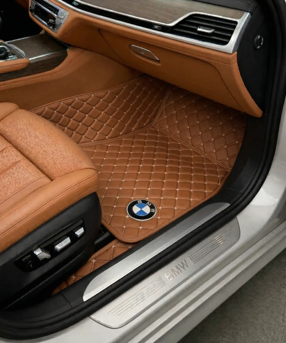 Alternative view of Caramel with Beige Stitching - Diamond Series - BMW