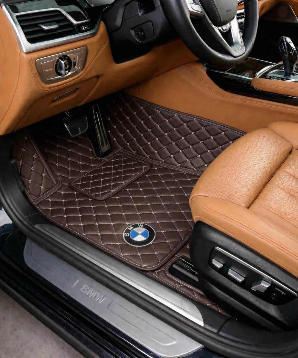 Coffee with Beige Stitching - Diamond Series - BMW