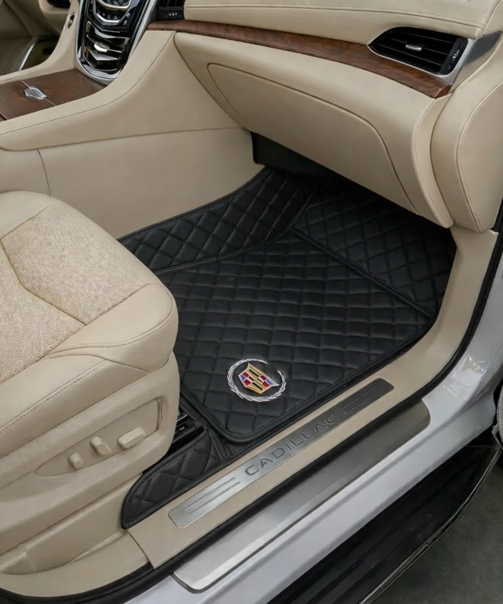 Alternative view of Black with Black Stitching - Diamond Series - Cadillac